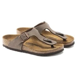 Birkenstock Gizeh Birko-Flor Nubuck Mocha 27 Birkenstock Gizeh Birko-Flor Nubuck Mocha -Birkenstock Sandal Shop 1002362 pair