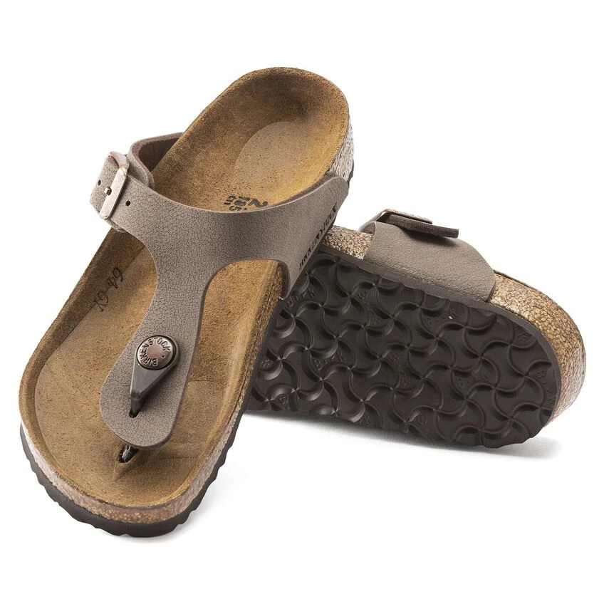 Birkenstock Gizeh Birko-Flor Nubuck Mocha 9 Birkenstock Gizeh Birko-Flor Nubuck Mocha - Image 7