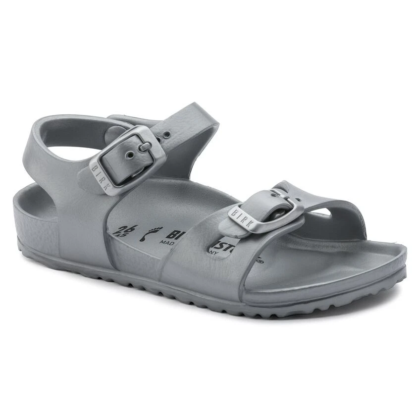 Birkenstock Rio Kids EVA Metallic Silver 3 Birkenstock Rio Kids EVA Metallic Silver