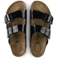 Birkenstock Arizona Birko-Flor Patent 17 Birkenstock Arizona Birko-Flor Patent -Birkenstock Sandal Shop 1005292 top
