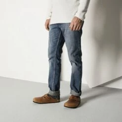 Birkenstock Cotton Slub Men Cotton/Polyamid/Elastane -Birkenstock Sandal Shop 1008039 f look m