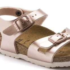 Birkenstock Rio Birko-Flor Electric Metallic Copper -Birkenstock Sandal Shop 1012520 detail 1