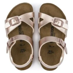 Birkenstock Rio Birko-Flor Electric Metallic Copper -Birkenstock Sandal Shop 1012520 top