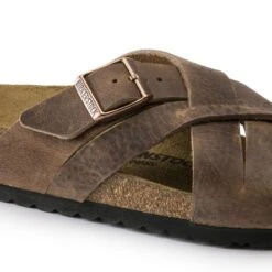 Birkenstock Lugano Oiled Leather -Birkenstock Sandal Shop 1015498 detail 1
