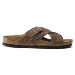 Birkenstock Lugano Oiled Leather -Birkenstock Sandal Shop 1015498 side
