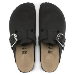 Birkenstock Boston Big Buckle Nubuck Leather Black 16 Birkenstock Boston Big Buckle Nubuck Leather Black -Birkenstock Sandal Shop 1016995 top