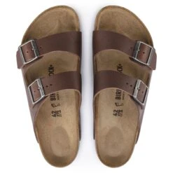 Birkenstock Arizona Natural Leather Vintage Wood Roast -Birkenstock Sandal Shop 1018626 top