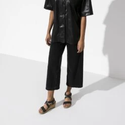 Sibyl Ring-Buckle Natural Leather Black -Birkenstock Sandal Shop 1018677 f look f