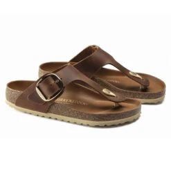 Birkenstock Gizeh Big Buckle Oiled Leather 17 Birkenstock Gizeh Big Buckle Oiled Leather -Birkenstock Sandal Shop 1018785 pair