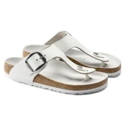 Birkenstock Gizeh Big Buckle Natural Leather -Birkenstock Sandal Shop 1018885 pair