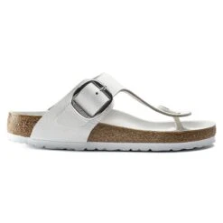 Birkenstock Gizeh Big Buckle Natural Leather -Birkenstock Sandal Shop 1018885 side