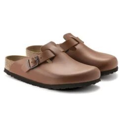 Birkenstock Boston Natural Leather -Birkenstock Sandal Shop 1019693 pair