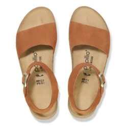 Glenda Nubuck Leather -Birkenstock Sandal Shop 1020042 top