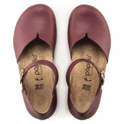 Mary Natural Leather Wine -Birkenstock Sandal Shop 1020062 top
