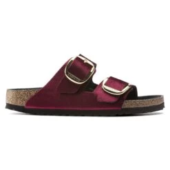 Birkenstock Arizona Big Buckle Velvet 18 Birkenstock Arizona Big Buckle Velvet -Birkenstock Sandal Shop 1020152 side