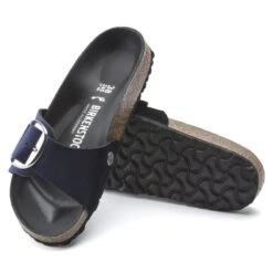 Birkenstock Madrid Big Buckle Velvet -Birkenstock Sandal Shop 1020160 sole