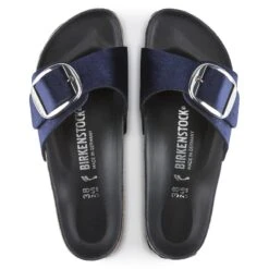 Birkenstock Madrid Big Buckle Velvet -Birkenstock Sandal Shop 1020160 top
