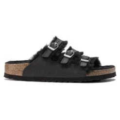 Birkenstock Florida Fresh Shearling Oiled Leather 18 Birkenstock Florida Fresh Shearling Oiled Leather -Birkenstock Sandal Shop 1020319 side