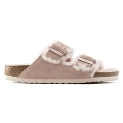 Birkenstock Arizona Shearling Suede Leather -Birkenstock Sandal Shop 1020389 side