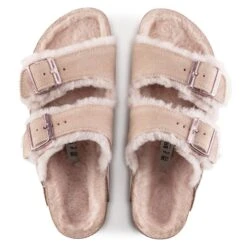 Birkenstock Arizona Shearling Suede Leather -Birkenstock Sandal Shop 1020389 top