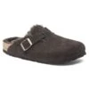 Birkenstock Boston Shearling Suede Leather