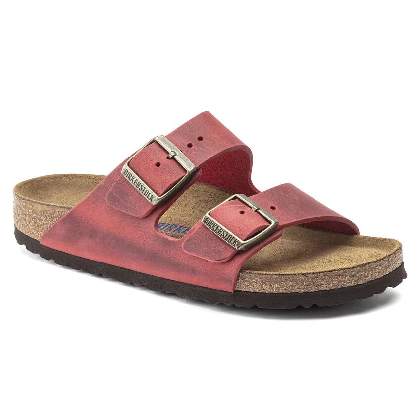 Birkenstock Arizona Oiled Leather Fire Red 3 Birkenstock Arizona Oiled Leather Fire Red
