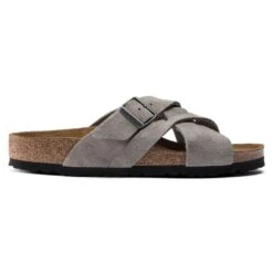 Birkenstock Lugano Suede Leather 16 Birkenstock Lugano Suede Leather -Birkenstock Sandal Shop 1020932 side