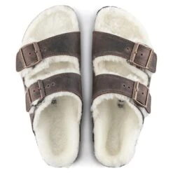 Birkenstock Arizona Shearling Oiled Leather -Birkenstock Sandal Shop 1021049 top