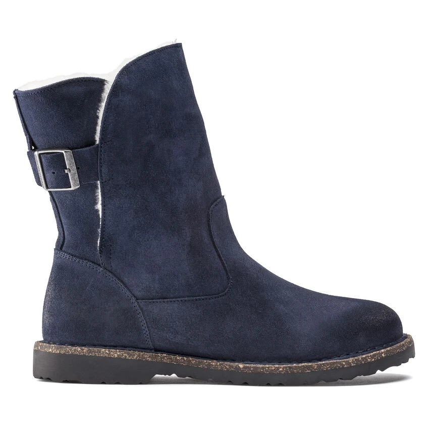 Birkenstock Uppsala Shearling Suede Leather Navy 8 Birkenstock Uppsala Shearling Suede Leather Navy - Image 6