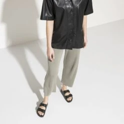 Birkenstock Arizona Natural Leather Black -Birkenstock Sandal Shop 1021277 f look f