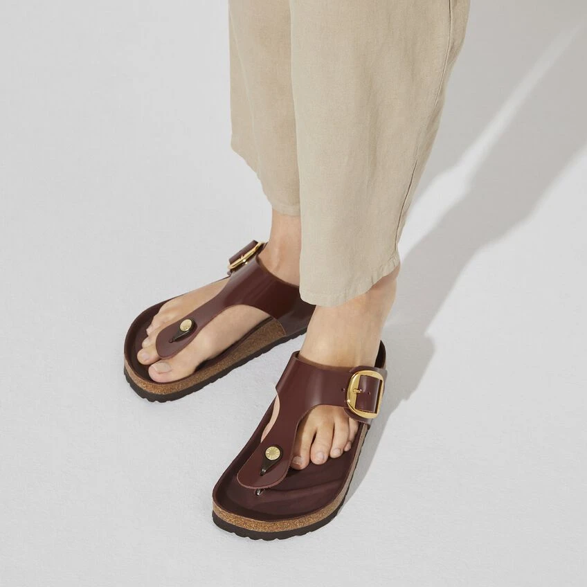 Birkenstock Gizeh Natural Leather Patent 11 Birkenstock Gizeh Natural Leather Patent - Image 10