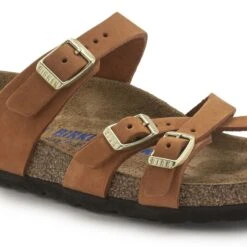 Birkenstock Franca Nubuck Leather -Birkenstock Sandal Shop 1021490 detail 1
