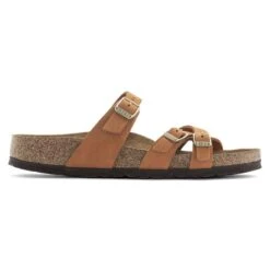 Birkenstock Franca Nubuck Leather -Birkenstock Sandal Shop 1021490 side