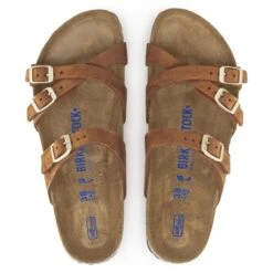 Birkenstock Franca Nubuck Leather -Birkenstock Sandal Shop 1021490 top