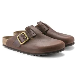 Birkenstock Boston Natural Leather -Birkenstock Sandal Shop 1022589 pair