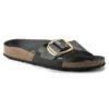 Birkenstock Madrid Natural Leather Patent -Birkenstock Sandal Shop 1022650