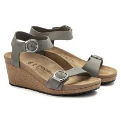 Soley Ring-Buckle Nubuck Leather 17 Soley Ring-Buckle Nubuck Leather -Birkenstock Sandal Shop 1022835 pair