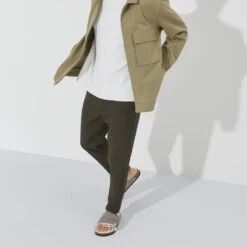 Birkenstock Kyoto Suede Leather -Birkenstock Sandal Shop 1023197 f look m