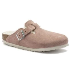 Birkenstock Boston Suede Leather/ Shearling -Birkenstock Sandal Shop 1023281 1