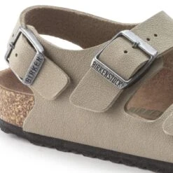 Birkenstock Milano Kids Birko-Flor Nubuck 15 Birkenstock Milano Kids Birko-Flor Nubuck -Birkenstock Sandal Shop 1023423 detail 1