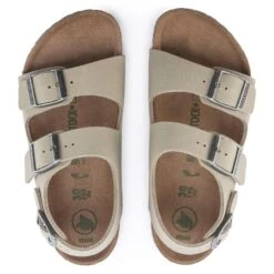 Birkenstock Milano Kids Birko-Flor Nubuck 12 Birkenstock Milano Kids Birko-Flor Nubuck -Birkenstock Sandal Shop 1023423 top