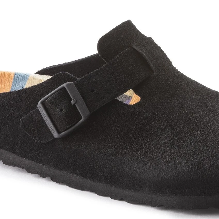 Birkenstock Boston Suede Leather Black 11 Birkenstock Boston Suede Leather Black - Image 9