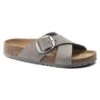 Birkenstock Siena Big Buckle Nubuck Leather