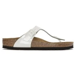 Birkenstock Gizeh Natural Leather Patent 18 Birkenstock Gizeh Natural Leather Patent -Birkenstock Sandal Shop 1023897 side