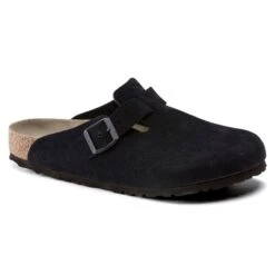 Birkenstock Boston Suede Leather Midnight -Birkenstock Sandal Shop 1023910 1