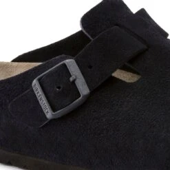 Birkenstock Boston Suede Leather Midnight -Birkenstock Sandal Shop 1023910 detail 1