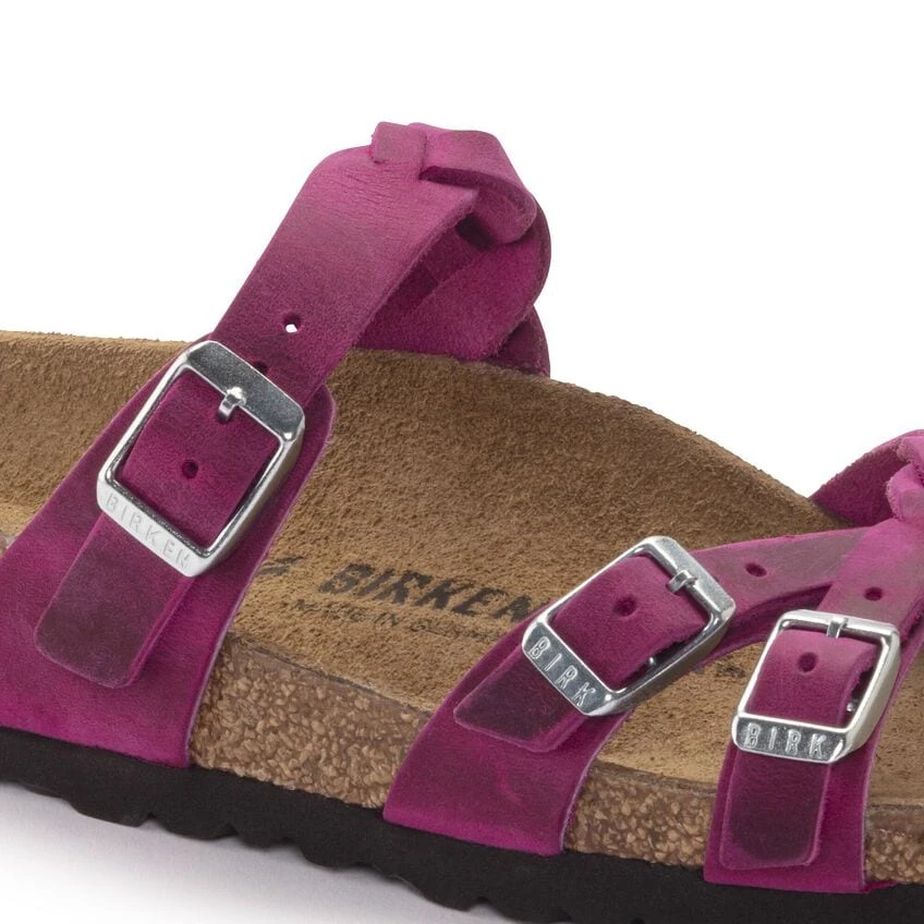 Birkenstock Franca Braid Oiled Leather Festival Fuchsia 11 Birkenstock Franca Braid Oiled Leather Festival Fuchsia - Image 9