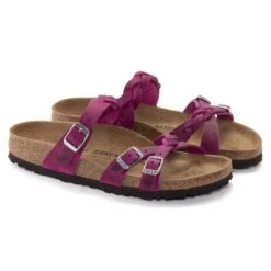 Birkenstock Franca Braid Oiled Leather Festival Fuchsia 17 Birkenstock Franca Braid Oiled Leather Festival Fuchsia -Birkenstock Sandal Shop 1023978 pair