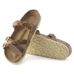 Birkenstock Franca Braid Oiled Leather -Birkenstock Sandal Shop 1024052 sole