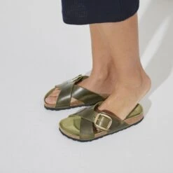 Birkenstock Siena Big Buckle Oiled Leather -Birkenstock Sandal Shop 1024053 detail 8